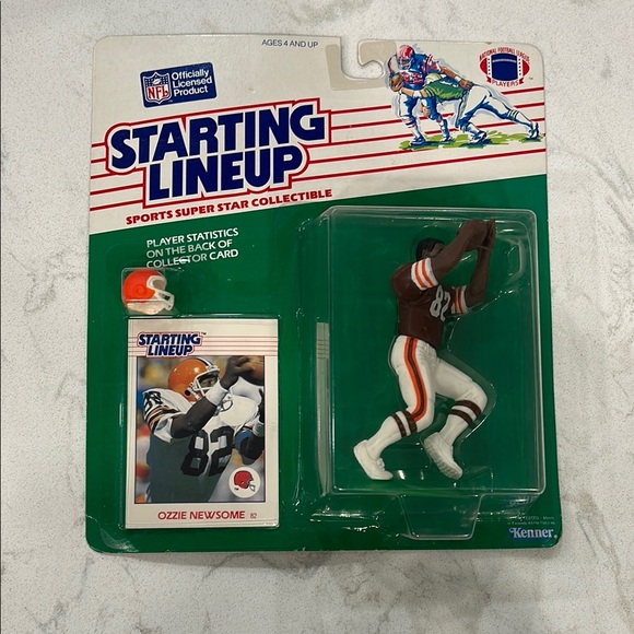 Vintage 1988 Starting Lineup NFL Cleveland Browns Ozzie...